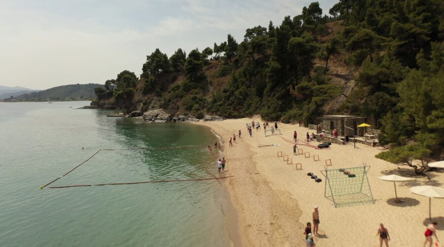 Active Camp By The Sea