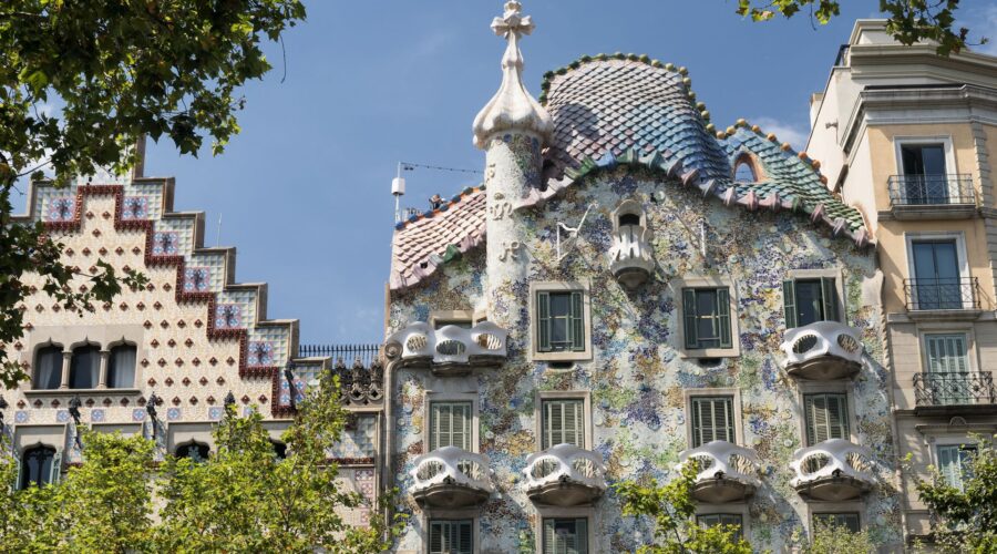 Barcelona (Spain): buildings of Passeig de Gracia Κλασική Ισπανία